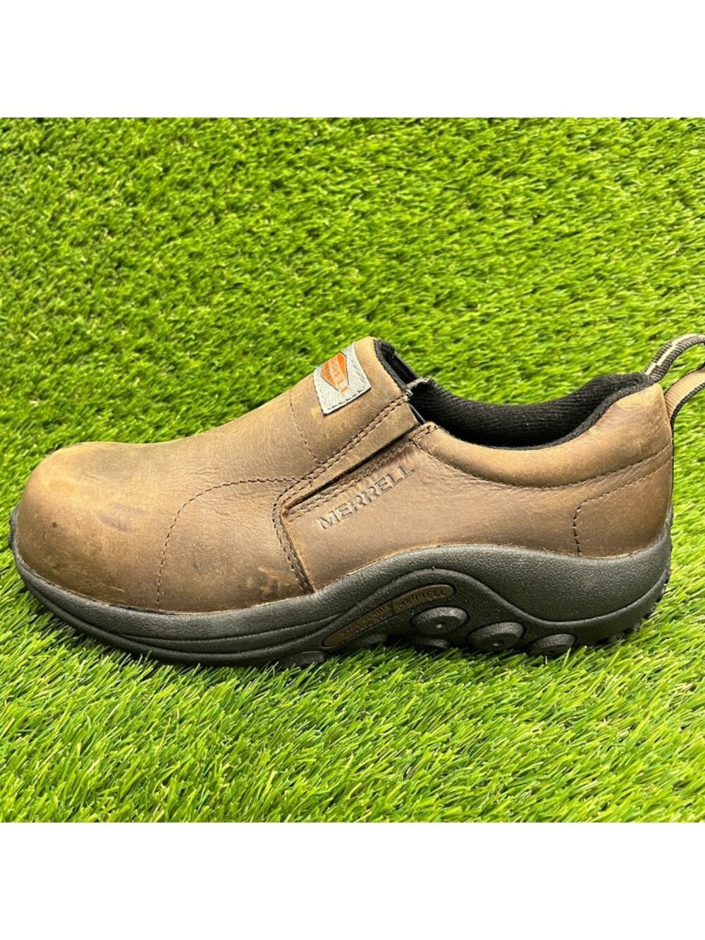 Merrell Slip-On Brown Leather Athletic Shoe